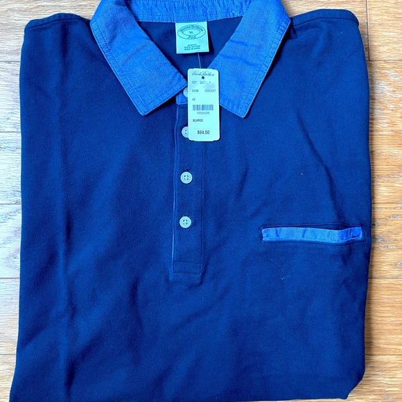 Brooks Brothers polo with Contrast trim, XL,NWT - Picture 1 of 3